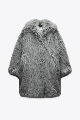 FAUX FUR COAT - LIMITED EDITION - Zara фото 4