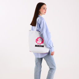 Сумка-шопер Meow на молнии, 37*32*10см - Nazamok фото 4