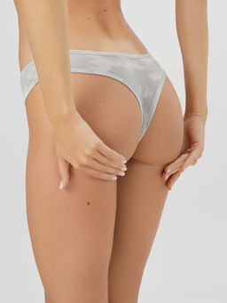 Цена за 2 штуки! Трусы бразилиана женские серые - Mark formelle фото 4