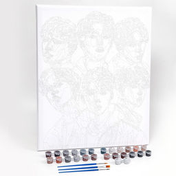 Картина по номерам на холсте с подрамником «Корейская группа», 40×50 см