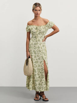 Платье миди с цветочным принтом / Zarina  фото 2