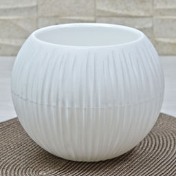 Кашпо Сфера Мини (0,3 л.) Цв. Белый (Арт. КШ-4426) - Вмс фото 4