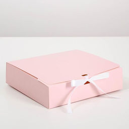 Коробка складная Розовая, 31 х 24.5 х 9 см, БЕЗ ЛЕНТЫ