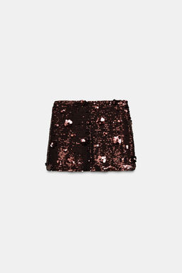 SEQUIN MINI SKIRT - Zara фото 7