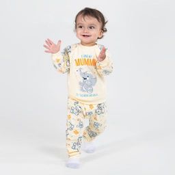 CRB wear/CWNB 90047-21-285 Комплект для мальчика (джемпер, брюки), экрю/Ex.Cherubino