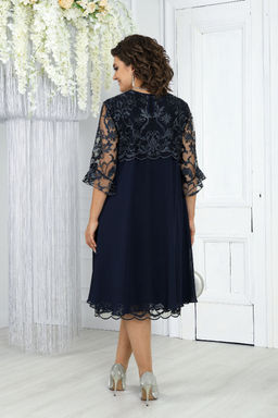 Платье Ninele 7431-Р темно-синий - Mira fashion фото 1254