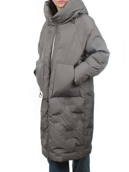 305 DARK GRAY Пальто зимнее стеганое женское (200 гр. холлофайбер) - Fashion фото 5