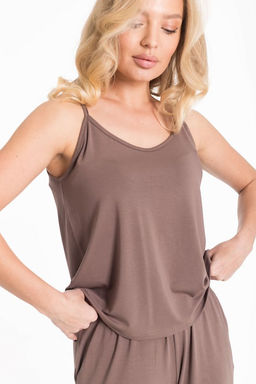 Пижама М325320к коричневый - Елена фото 6