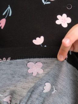 Костюм Алиса тюльпаны на черном-сухая роза - Sovalina фото 31