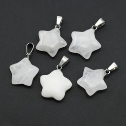 Кулон звездочка 20*20мм из кварца