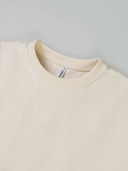 Футболка оверсайз из 100% хлопка "Лён" женская