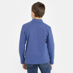 Поло однотонные с длинным рукавом Цветные (пуговицы) - Мариша фото 13