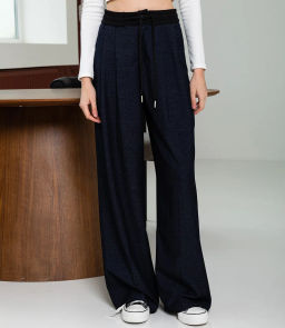 Брюки #КТ16380, тёмно-синий