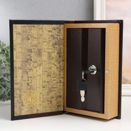 Шкатулка книга - сейф «Кодекс чести самурая», дерево, искусственная кожа, 21×13×5 см