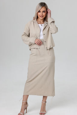 Юбка женская 132/01/Бежевый - Rise фото 4