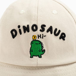 Панама для мальчика MINAKU Dinosaur, размер 48, бежевая