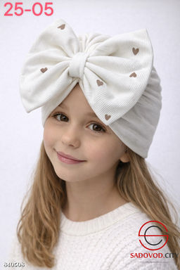 Шапка весенняя для девочки - Bruno фото 4