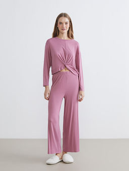 Bisiklet Yaka Kad?n Pijama Tak?m