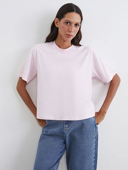 Bisiklet Yaka Kad?n Ti??rt