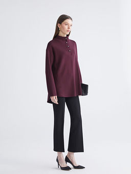 Dik Yaka Oversize Kad?n Tunik