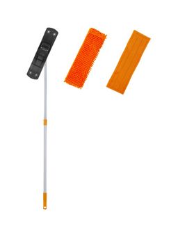 Швабра BASIC DUO с 2-мя насадками, с телескопической рукояткой - DomCraft фото 6