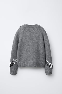 KNIT JUMPER WITH SEQUINS - Zara фото 2