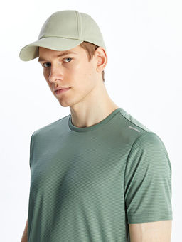 Bisiklet Yaka K?sa Kollu Erkek Spor Dokulu Ti??rt - Waikiki фото 2