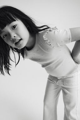 Camiseta de canale con volantes - H&m фото 2