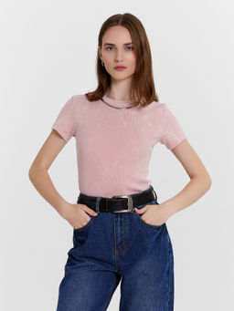 Футболка женская розовая - Mark formelle фото 6