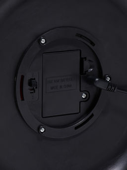 Камин электрический светодиодный, чёрный 18,5х18,5х31 см, (3хAAA, usb)