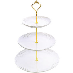 60025 Конфетница 3ярус 15-20-25см фарфор LR (х8)