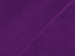 Полотенце махровое 5с402.611ж1 Меандр (1-черника) 60х140 см