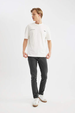 Pedro Slim Fit Джинсовые брюки узкого кроя с нормальной талией и узкими штанинами - Defacto фото 5