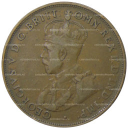 1 пенни 1921 года Австралия