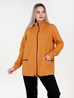 Костюм женский К-197 (футер с лайкрой) Горчичная