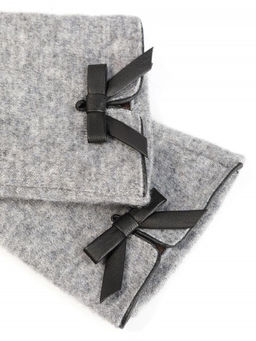 Перчатки жен Labbra LB-PH-48 grey/black  фото 4