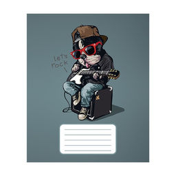 Цена за 20 шт. Тетрадь 12 листов в узкую линию Calligrata "Собачий стиль", обложка мелованный картон, ВД-лак, блок офсет, белизна 95%, МИКС