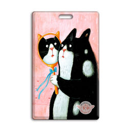 "Если хочешь прикоснуться к прекрасному - можешь потрогать меня!" Обложка на проездной