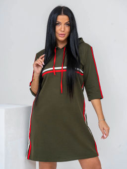 Платье женское, цвет хаки
