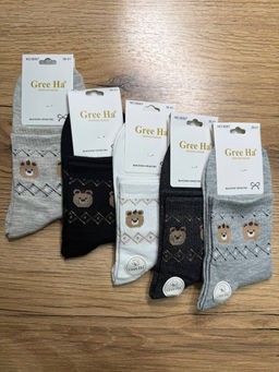 BK985 Носки, 5 пар МУЛЬТИЦВЕТ