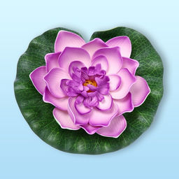 Цена за 5 шт. Растение водоплавающее "Кувшинка Розитта" d-17см сиреневая