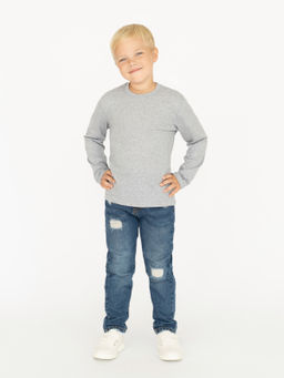 Джемпер детский меланж (серый) 698 (98, 56)