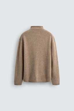 WOOL - SILK SWEATER WITH BUTTONS - Zara фото 8