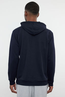 TRENDYOL MAN Mavi Regular/Normal Kesim Kapusonlu Uzun Kollu Sweatshirt TMNAW20SW0162 - Trendyolmilla фото 32