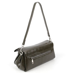 Женская кожаная сумка багет 0048-6 - Cidirro фото 4