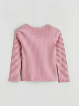 Bisiklet Yaka Hello Kitty Nak??l? K?z ?ocuk Ti??rt