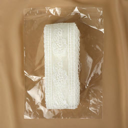 Кружево на сетке, 50 мм, 11±1 м, айвори