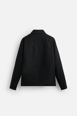 100% LINEN OVERSHIRT - Zara фото 9