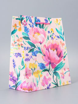 Цена за 2 шт. Пакет подарочный ламинированный Красота-нежность 18?22.3?10 см