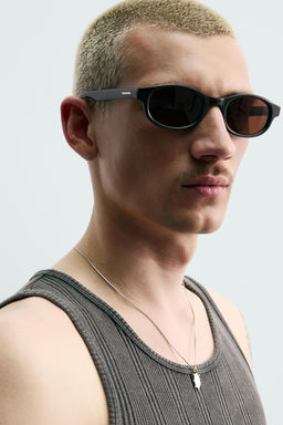 CAMISETA TANK PUNTO RIB / Negro - Zara фото 6